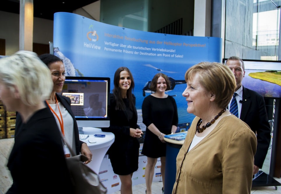 HeliView Angela Merkel Rúgen