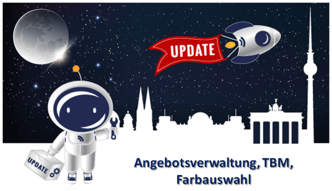 CosmoNaut Update: Angebotsverwaltung, Farbauswahl uvm.