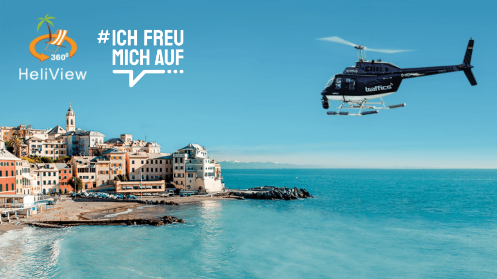 Lade Deine Kunden zum virtuellen Urlaub ein: TRAFFICS schenkt Dir HeliView!