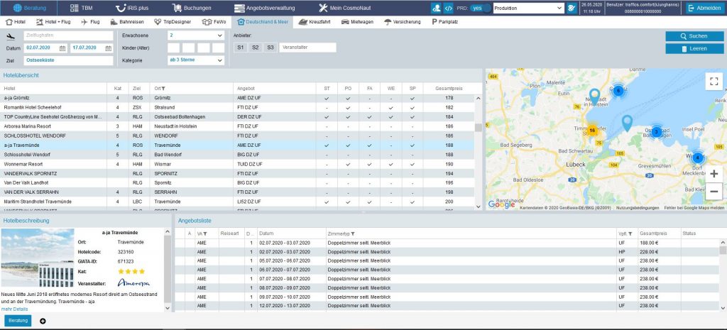traffics launcht neue Buchungsoberfläche für Deutschland-Tourismus