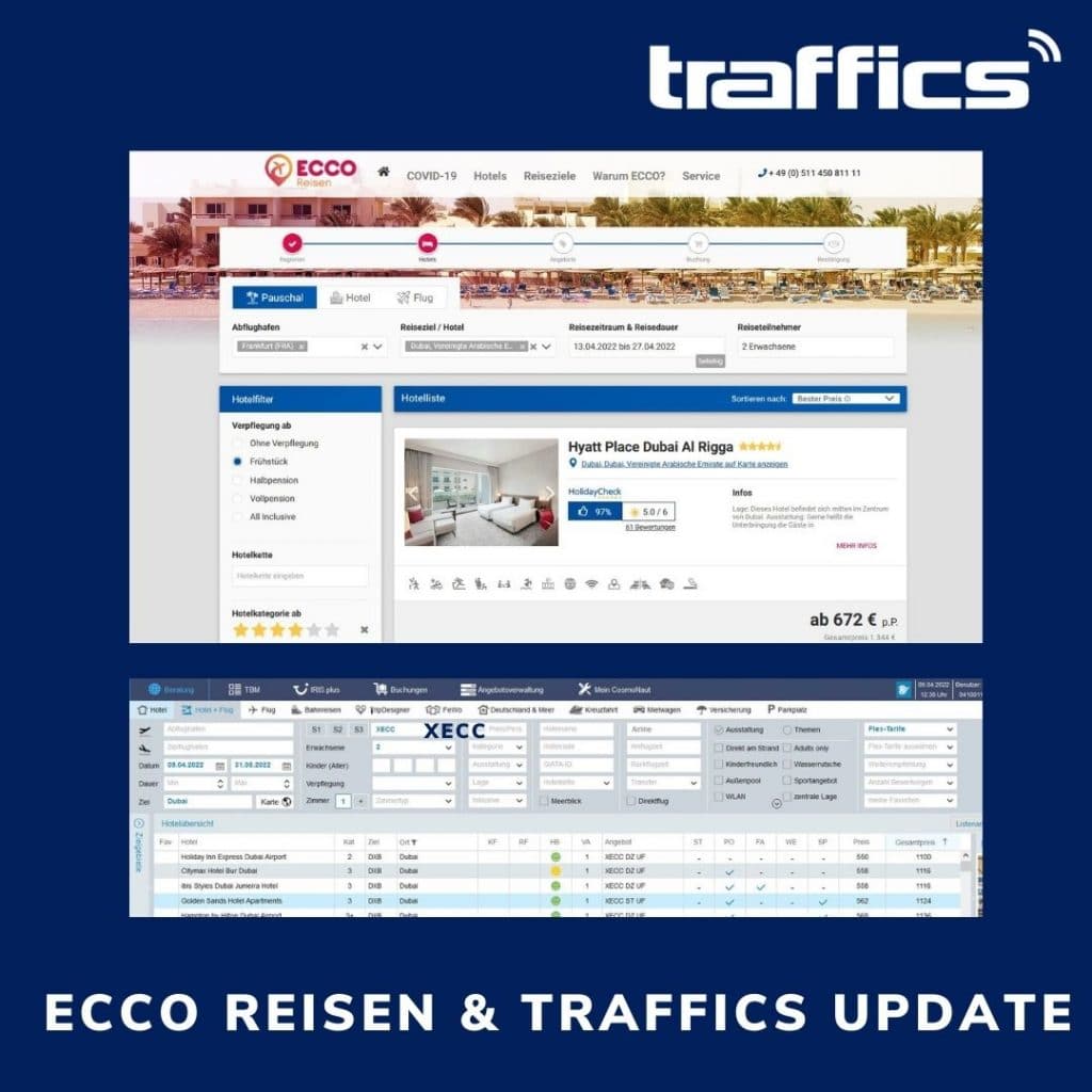 Ecco-Reisen stellt mit traffics auf neue Version der dynamischen Paketierung über Datenformat OTDS um