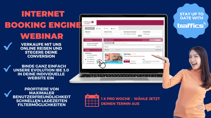 Evolution IBE – Unser Internet Booking Engine